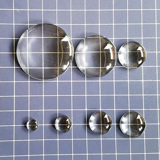Flat Round Glass Cabochon For Jewelry Making Time Gem DIY