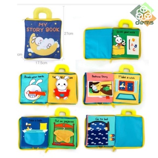 3D CLOTH BOOK INTERACTIVE EDUCATIONAL BABY SOFT BOOK COD (7)
