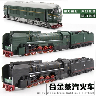 Genuine Dongfeng locomotive / diesel locomotive alloy simulation train model children alloy car toy metal