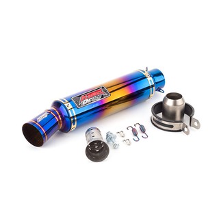 51mm DPBR king drag Universal Motorcycle Modified Exhaust Pipe Muffler Semi-blue Exhaust RS150 LC135 LC150 RAIDER 150