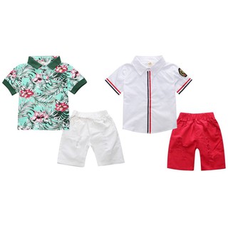 Baby Steps Boy 2 Pieces Set Polo Shirt and Shorts