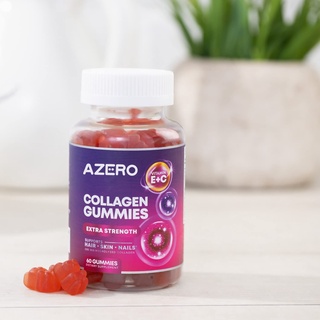 Azero Collagen Gummies Anti Aging Skin Whitening Gummies Vitamin C Hair Skin & Nail Health Gummy (6)