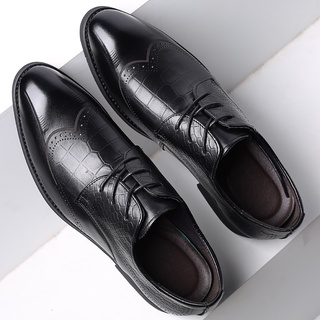 British Business Formal Wear Alligator Pattern Leather Shoes Pumps Cross-Border Genuine Leather Men'