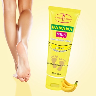 AICHUN Banana Foot Cream Foot Care Foot Repair Splitting Whitening Moisturizing Foot Cream（80g） (5)