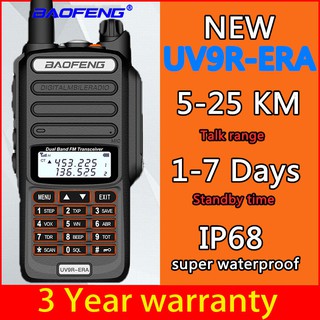 Baofeng new walkie-talkie long distance 25km Baofeng uv-9r ERA plus cb ham radio HF transceiver UHF