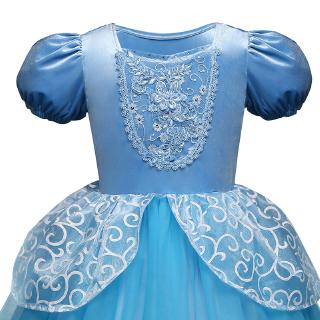 [NNJXD]Fairt Tale Dress Costume Kids Dresses For Girls Princess Brhtday Party Long Gown (7)