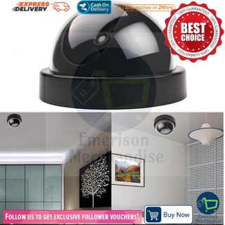 Fake Realistic Dome CCTV Dummy Surveillance Cameras Dome Shape Flash LED Lights Waterproof COD #0773
