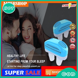 Original 2 In 1 Silicone Anti Snoring Device & Air Purifier Relieve Snore Breathing Apparatus Noseai