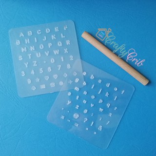 Alphabet and Number Stamp Set for Leather Crafting