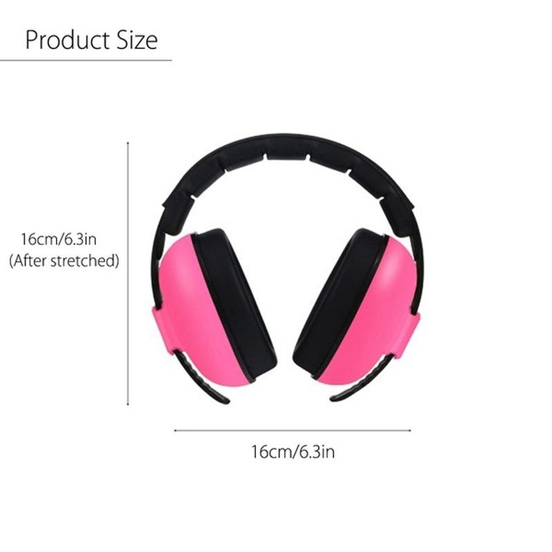 [0-5 Years old] Adjustable Baby Kids Hearing Protection Earmuffs Safety Noise Reduction Headphones For Children (5)