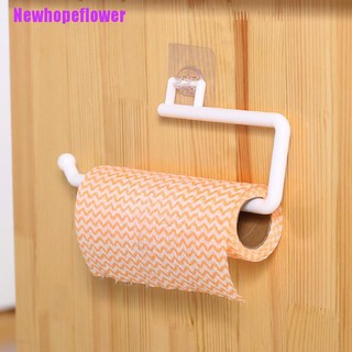 kitchen towel✘◆ↂ[NFPH] Kitchen Tissue Holder Hanging Toilet Roll Paper Holder Towel Rack Cabinet (4)