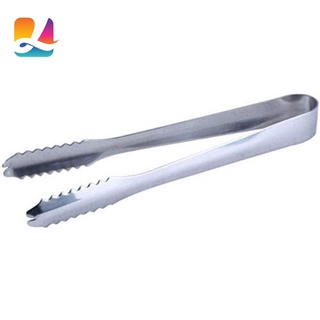 6 inch Stainless Steel Ice Tong Lightweight Kitchen Serving Tongs Sugar Ice Cube Food Tong
