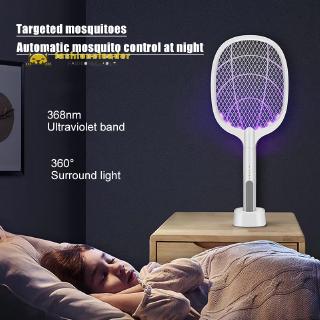 FL Rechargeable USB Electric Mosquito Swatter Insect Fly Portable Handheld Household