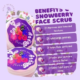 Glow and Go Beauty Snowberry Face Scrub