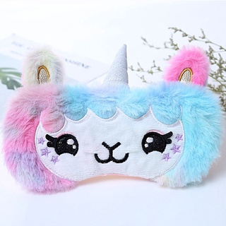 sleeping mask△❆✉Starefow ZTL Cute Animal Eye Mask Soft Plush Sleep Masks for Women Girls Home Sleepi (3)
