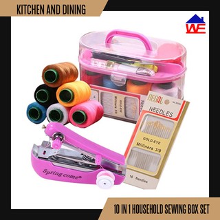 SW01 Household Sewing Box Set Portable Mini Sewing Tool Multi-tool kit with Handheld Sewing