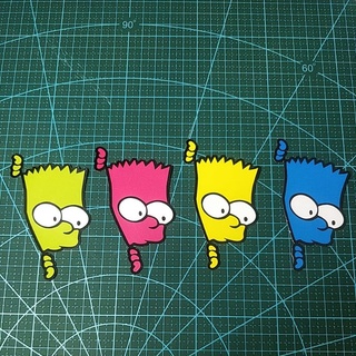 Bart simpson sticker (Blue,yellow,pink,green)