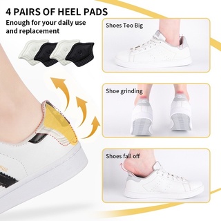 2pcs/4pcs Heels Protector Insoles Pads,Heel Pad Heel Pad For Sport Running Thicken Shoes Adjust Size Freely tailorable Protector Sticker Foot Care Inserts (7)