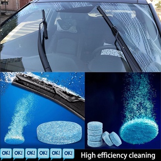 ❀▫Car Windshield Wiper Glass Washer Auto Solid Window Cleaner Effervescent Ta