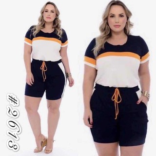 2613 plus size terno short can fit to L/xl (1)
