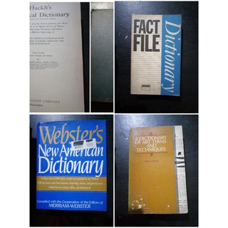 Rare Assorted Dictionary | Hackh's Chemical, Art Terms & Techniques, Fact Files, Big Books