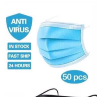 AIKA High Quality 3 Ply Disposable Surgical Face Mask 50 PIECES With Box