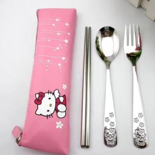 Hello kitty spoon and fork