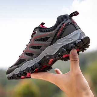 Summer new casual men's shoes hiking casual shoes sports mesh hiking outdoor shoes in stock
