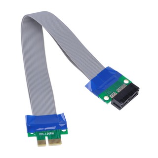 PCI-E 1X Riser Card Extender Extension Cable 25cm Length Soft Flexible Cord New