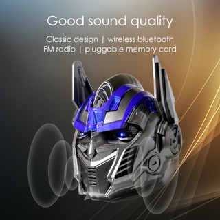 Optimus Transformers Wireless Bluetooth Speaker Subwoofer Small Audio New