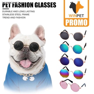 UJH10.28▧Pet Products Lovely Vintage Round Cat Sunglasses Reflection Eye wear glasses For Small Dog