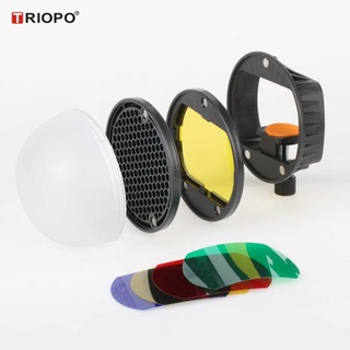 Triopo Speedlite Flash Light Modifier DIffuser Reflector - TR08