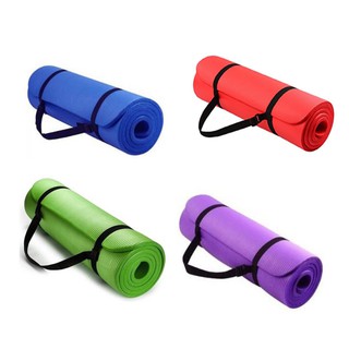 2/5 Inch Thick Extra Thick Exercise Mat Thick Yoga Mat Fitness & Exercise Mat with Yoga Mat Carrier (7)