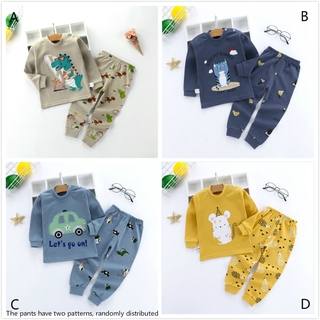 【DL】pajamas set for kids sleepwear set with long pants Kids clothing set