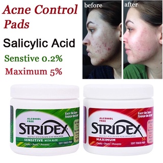 Stridex Salicylic Acid Pads Ance Treatment Salicylic Acid Cotton Pieces Ance Remover Oil Control