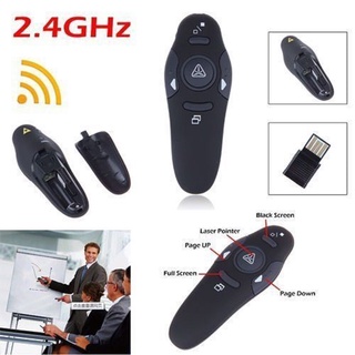 ∋USB Wireless PowerPoint Presenter Remote Control Laser Pen