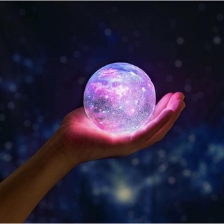 ⚡3D Galaxy Moon Lamp 3D Moonlamp Starlight Change Touch Home Decor Usb Led Night Light Galaxy⚡