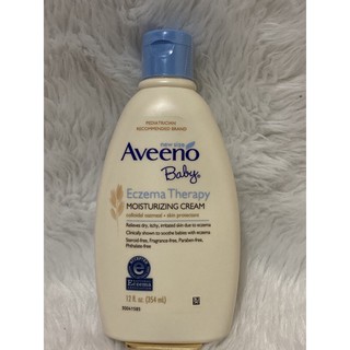 Aveeno Baby Eczema Therapy Moisturizing Cream with Natural Oatmeal, 12 fl. oz