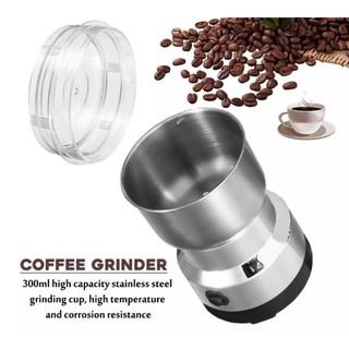 Cod electric coffee bean grinder blenders for home kitchen office stainless steel