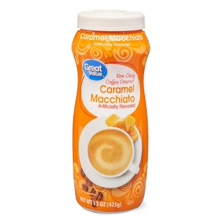 Great Value Non Dairy Coffee Creamer Caramel Macchiato 425g