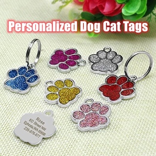Personalized Dog Tag Stainless Steel Name Engraved ID Tags For Dog Collar Anti-Lost Pet Nameplate Pendant For Pitbull Labrador (1)