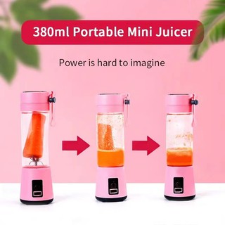 ♗™✇COD USB Rechargeable Mini Portable Electric Juicer Blender