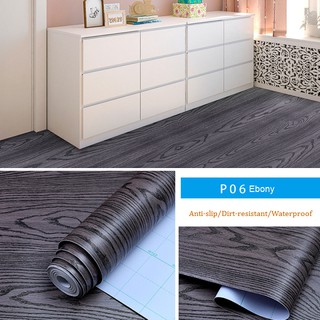 PVC thickened bedroom floor sticker non slip waterproof self adhesive ground sticker tile refurbish wallpaper/卧室地板贴纸