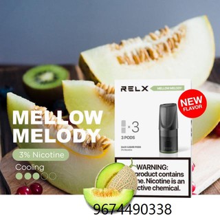 RELX CLASSIC|Mellow Melody|Melon|Honeydew|Pods|Single|1pc|Vape Juice