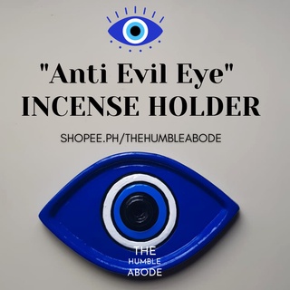Ceramic Incense Burner Holder, For Palo Santo and Other Incense Holder ( "Anti Evil Eye" Inspired )