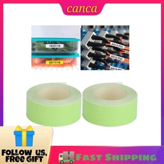 Canca 2 Bag Labeler Ribbon Label Tape Thermal Printing Crafts for King Jim Tepra