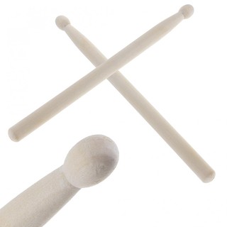 2pcs Maple Wood Drum Sticks with Smooth Surface
