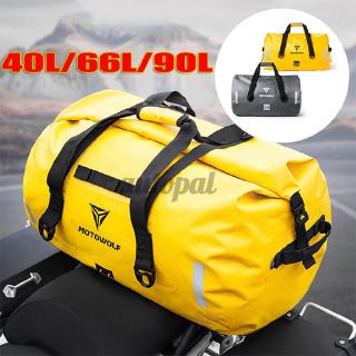 Outdoor Motorcycle Touring Waterproof Dry Luggage Roll Pack Roll Bag 40/66/90L Motorbike Scooter Sport Luggage Rear Seat Bag Pack (1)
