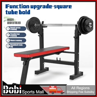 [COD]Bench press gym set Adjustable bench press Gym equipment bench press Weights equipment