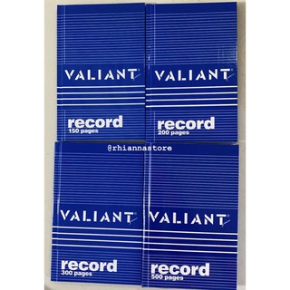 Valiant Junior Record Book — (Pages: 150/200/300/500)